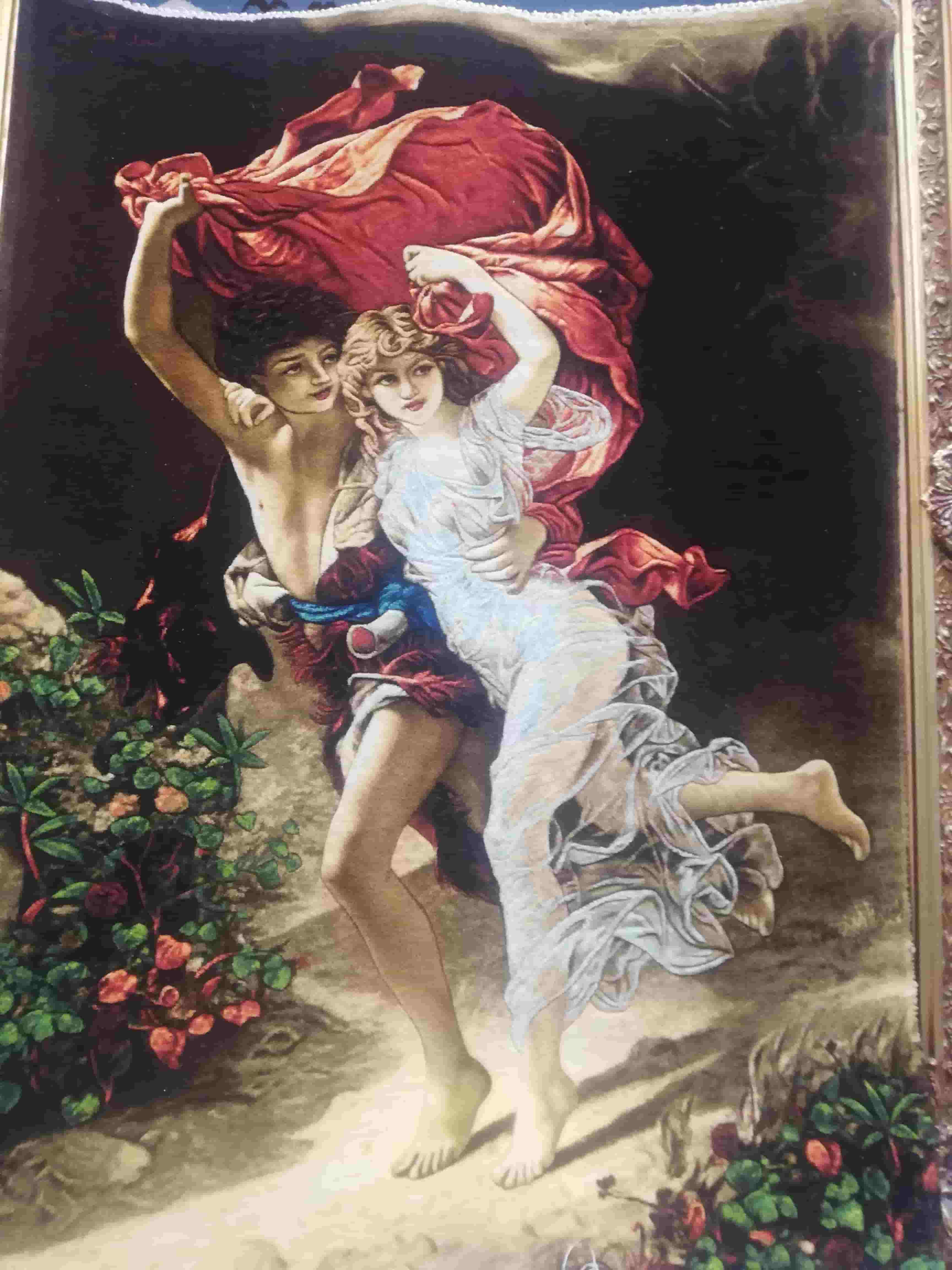 بهترین تابلو فرش نفیس طرح آذرخش + قیمت خرید عالی